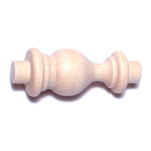 Midwest Fastener 1-1/2" Birch Wood Gallery Rail Spindles 10PK 08913 - main